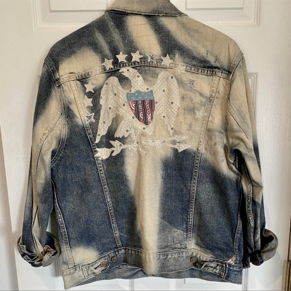 Ralph Lauren Patchwork Denim Jacket - Picture 2 of 4